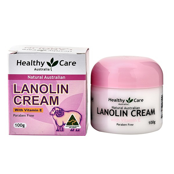 Kem cừu Healthy Care Lanolin Cream 100g Úc