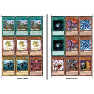 [BÀI IN] Yugioh Deck Dinosaur True King