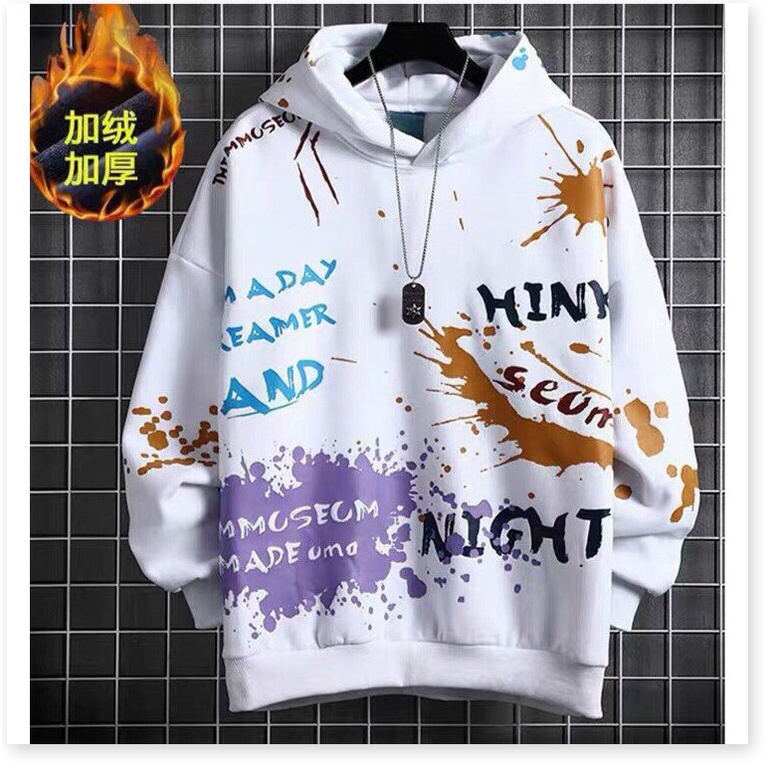 Áo khoác hoodies có mũ nữ hoạ tiết cực chất rực rỡ phong cách mới 2021 KME FASHION