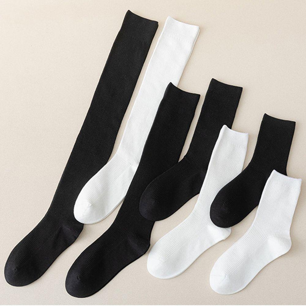 Vớ Dài Co Giãn Màu Sắc Đơn Giản Quyến Rũ Cho Nữ