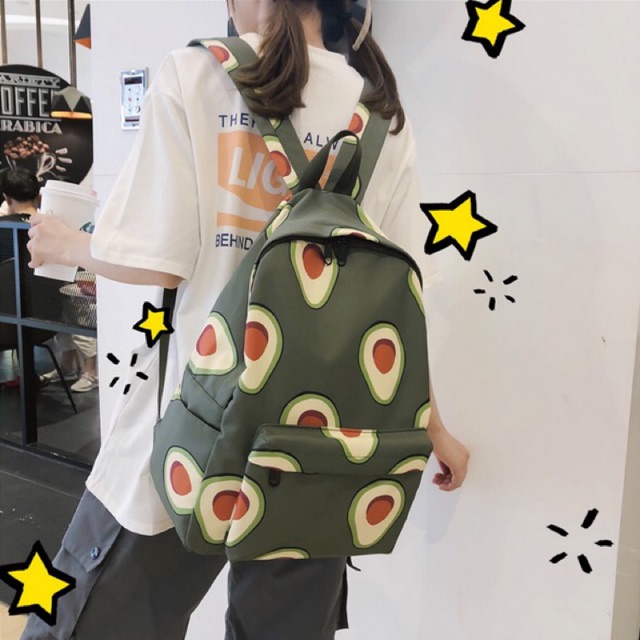 Balô vải canvas cao cấp Avocado