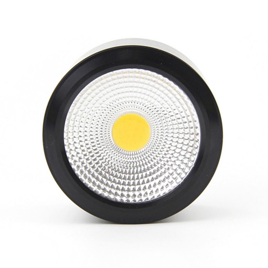 Đèn LED ống bơ COB ốp trần nổi 3 chế độ ánh sáng 7W - 12W hai màu đen, trắng BH 2 năm