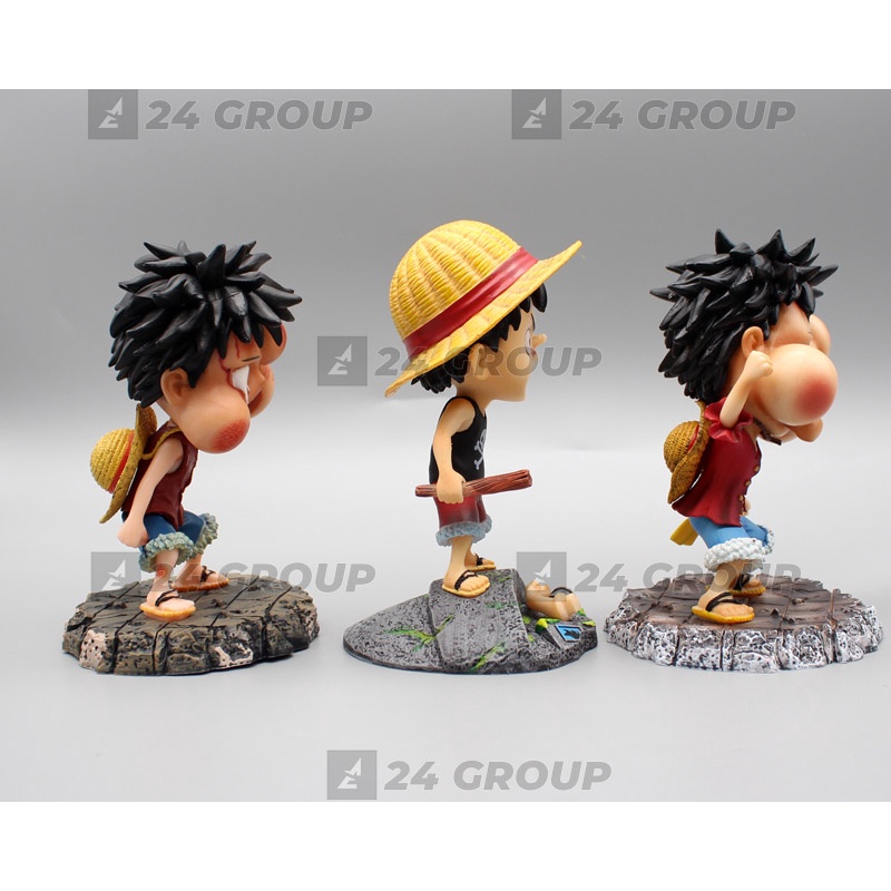 [15CM] Mô hình tượng đồ chơi Monkey D Luffy Chibi có base đẹp TRONG anime đảo hải tặc fig figure one piece