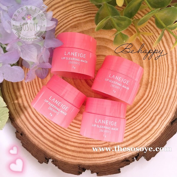 Mặt Nạ Ngủ Dưỡng Môi Mềm Mịn Laneige Lip Sleeping Mask Berry Mini 3g (Mẫu 2020)