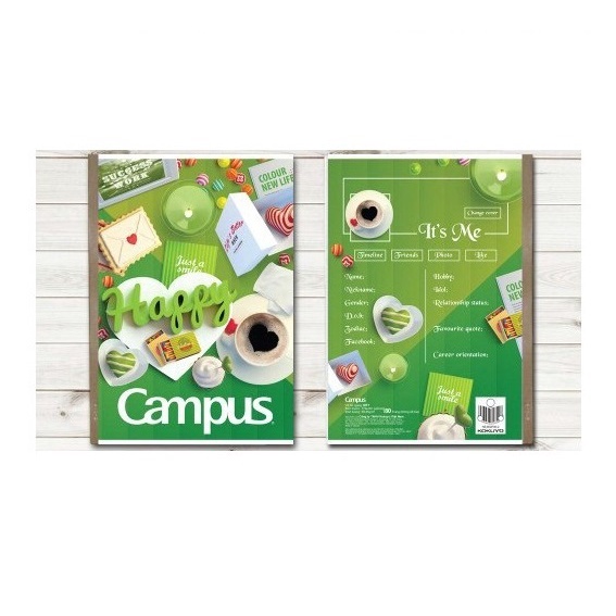 Vở kẻ ngang B5 Campus 80 trang NB-BGIF80 / NB-BGIF280 new / Vở kẻ ngang Gift Campus 80 trang cao cấp