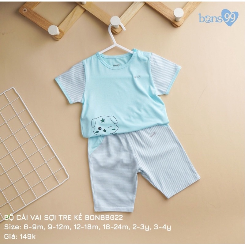 Bộ Cộc  Mềm Mịn Mát Hãng Bons99 Cho Bé