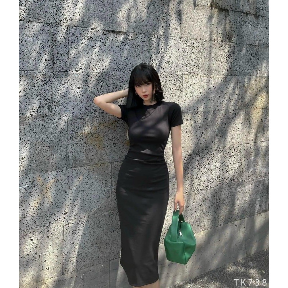 Đầm Body Thun Crocus Dress - D738