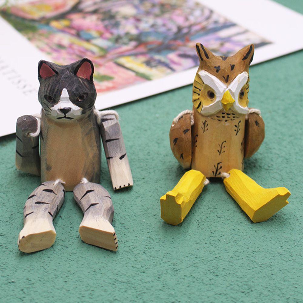 Mô Hình Vịt / Mèo / Chim Cú / Động Vật Handmade Trang Trí Bàn Phòng Khách