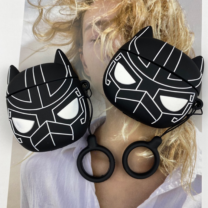Case Airpods 1/2/3/Pro Black Panther Cực Chất, Ốp Airpods Chiến Binh Báo Đen - Mã TZAP370