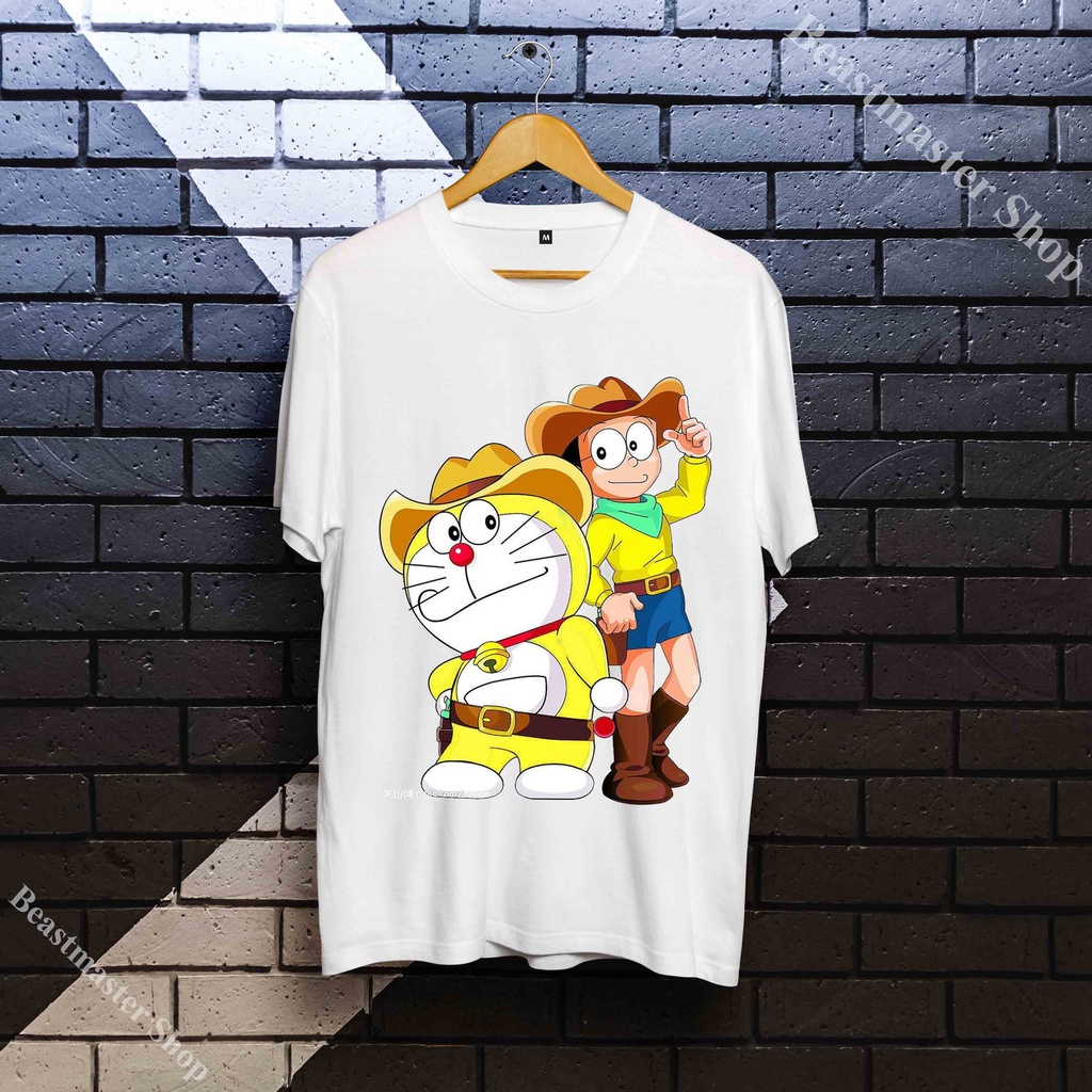 Áo Thun Doraemon Mèo máy Doremon nam giá rẻ cute cực chất dễ thương ngắn tay O12DRM105
