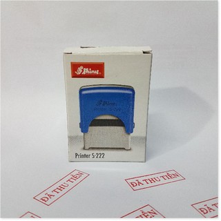 Con dấu ĐÃ THU TIỀN Shiny S-222