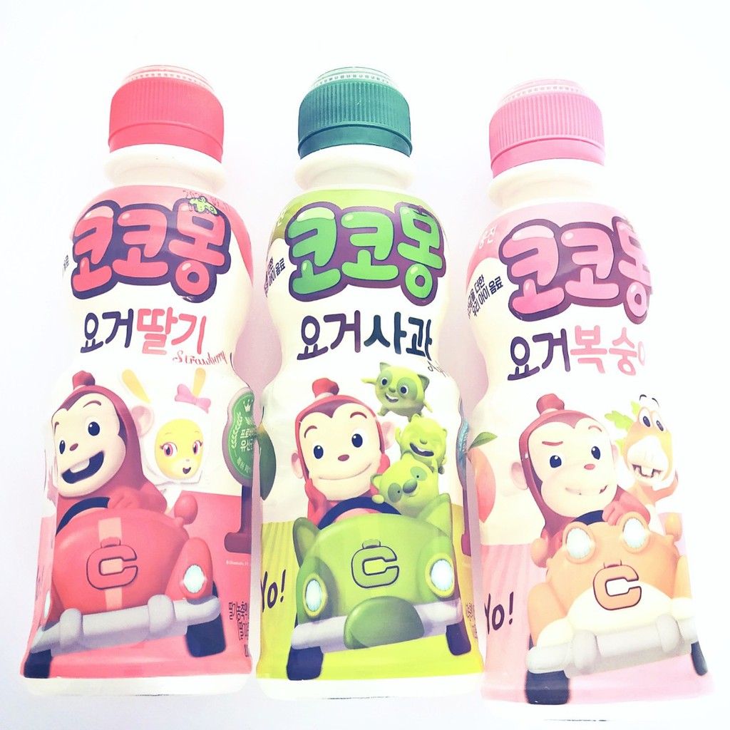 Nước Sữa Trái Cây Vị Hoa Quả Woongjin Hàn Quốc 200ml [Hàng Nhập Khẩu] | Thế Giới Skin Care