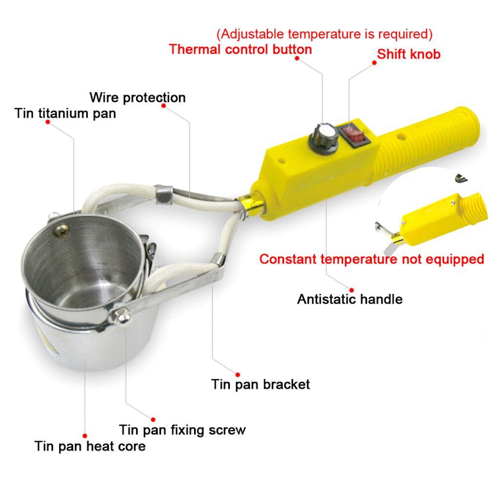 Nồi Hàn Cầm Tay 220V 500W Kèm Bộ Chuyển Đổi Nhiệt Chuyên Dụng
