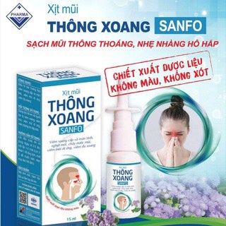 Xịt Mũi Thông Xoang Sanfo