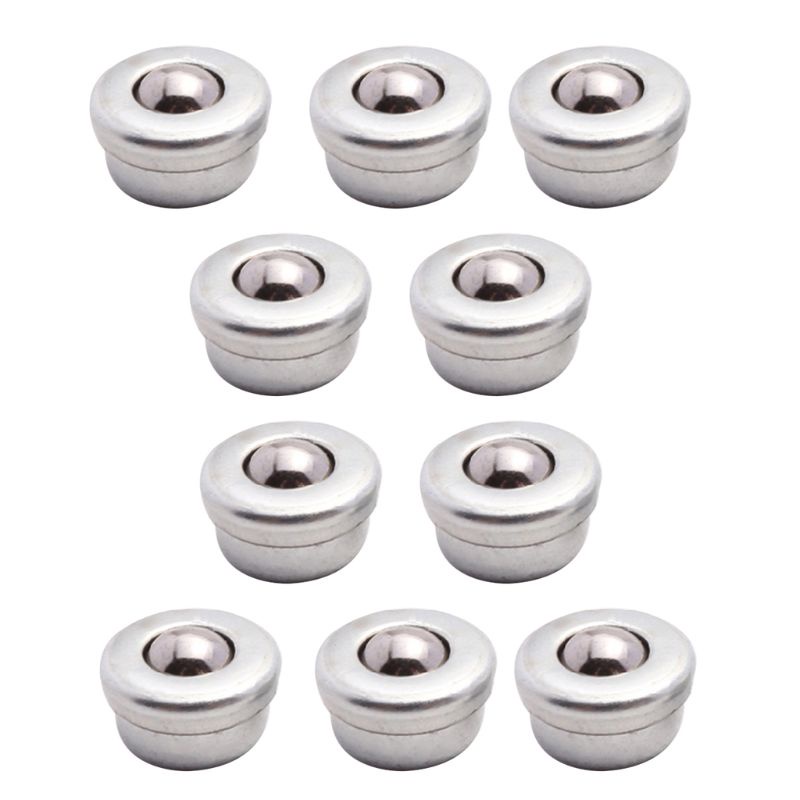 Wer Set 10 Bánh Xe Lăn Tròn Nhỏ Mắt Phẳng Đơn Vị