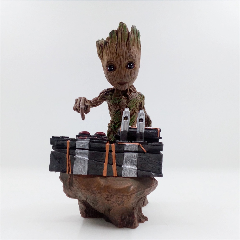Mô hình nhân vật Groot phim Guardian of The Galaxy thiết kế dễ thương trang trí bàn làm việc