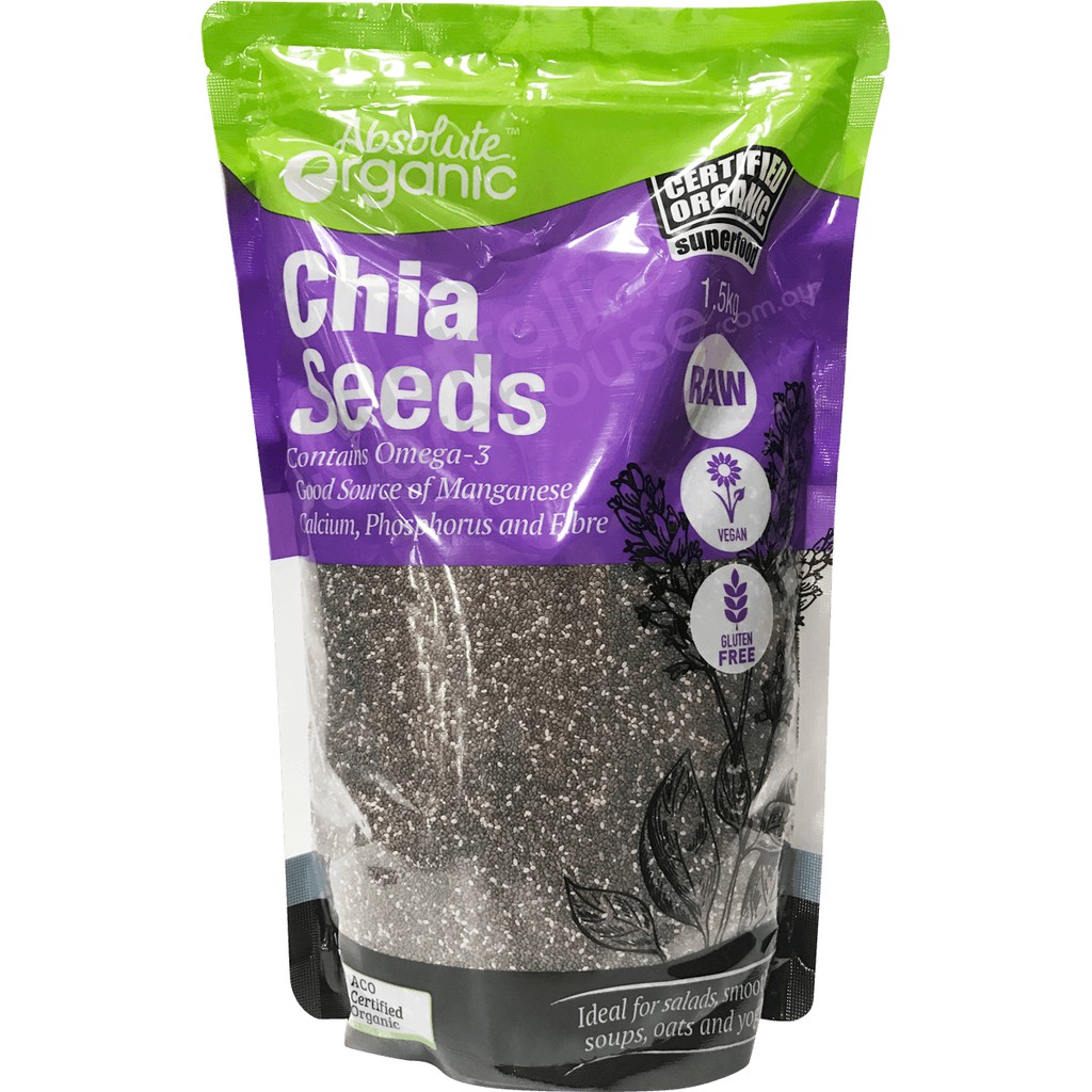 Hạt Chia Úc 1KG Absolute Organic