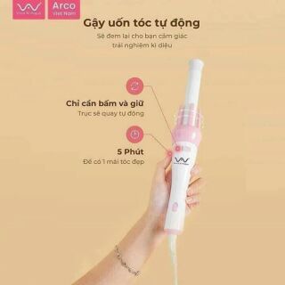 Máy làm xoăn tóc tự động 360 độ