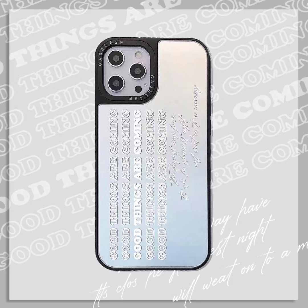 Ốp điện thoại Silicon bảo vệ camera chống sốc mặt gương cho IPHONE 12PRO MAX 12MINI 11PRO MAX XS MAX XR SE 2020 7 8 | BigBuy360 - bigbuy360.vn