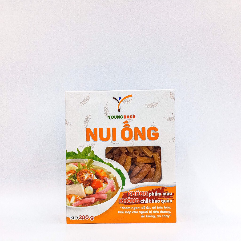 Nui ăn kiêng từ gạo lứt/ lúa mạch Young Back 200gr/hộp