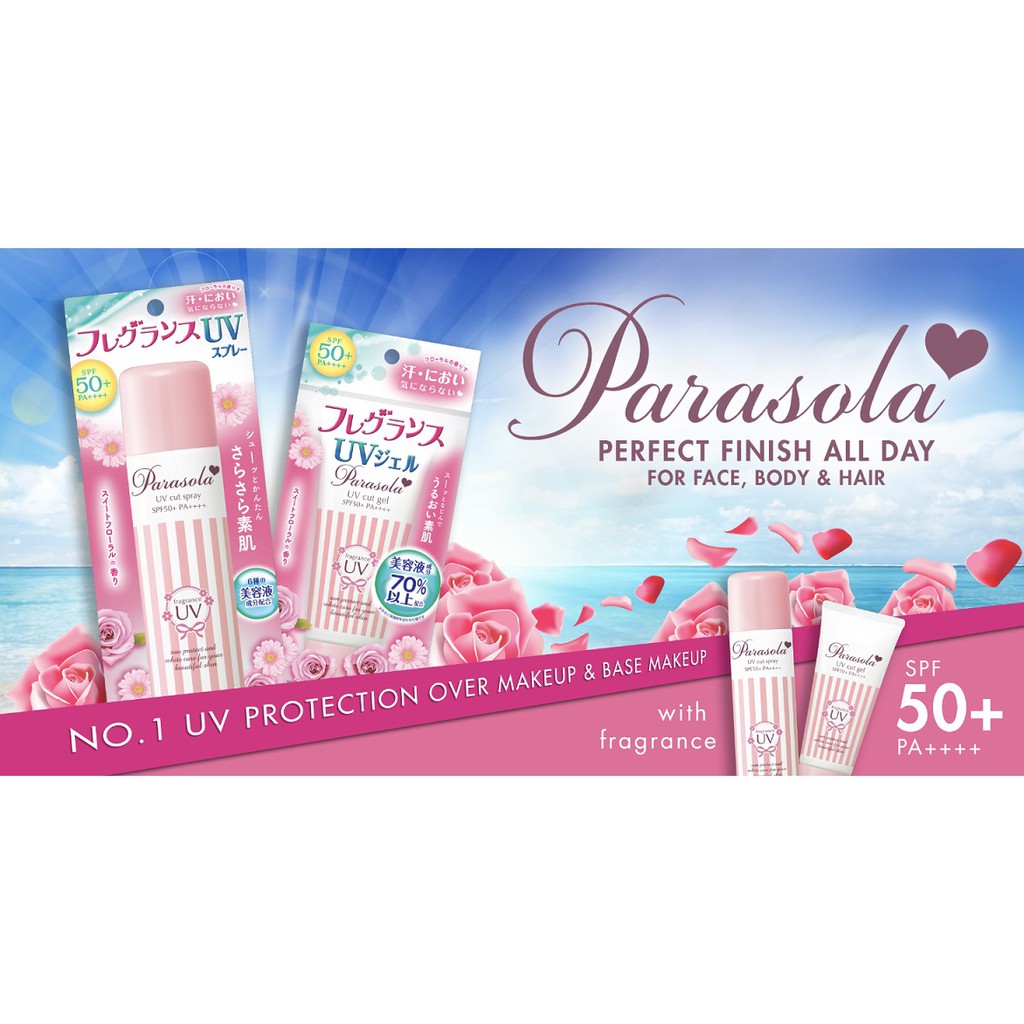 [PP chính hãng] Kem chống nắng Nhật Bản cao cấp Naris Parasola Fragrance UV Essance 90g - 100% Authentic