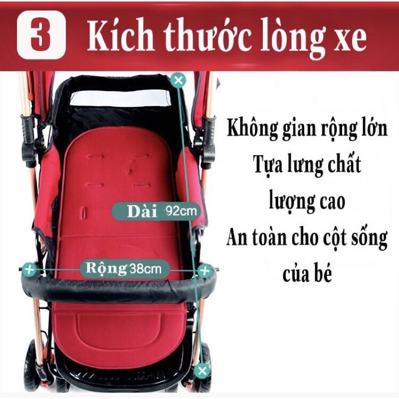 xe đẩy trẻ em - CÓ VIDEO HÀNG CAO CẤP  2 chiều 3 tư thế - BÁN GÓP TẠI Q7