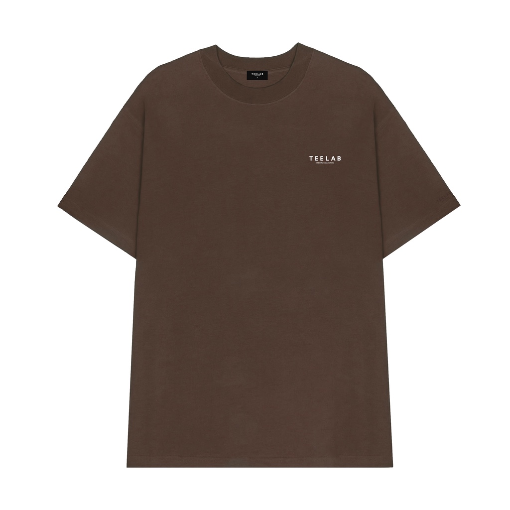 Áo Thun Local Brand Unisex Teelab Premium Special Collection / Nâu TS168