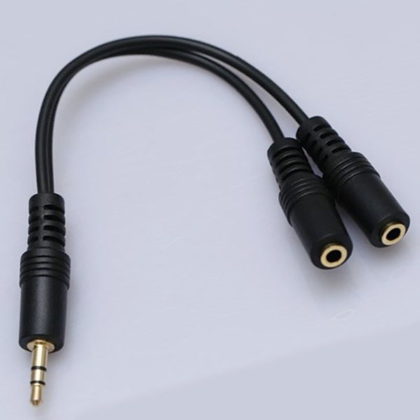 Dây chia jack loa chuẩn 3.5 từ 1 ra 2