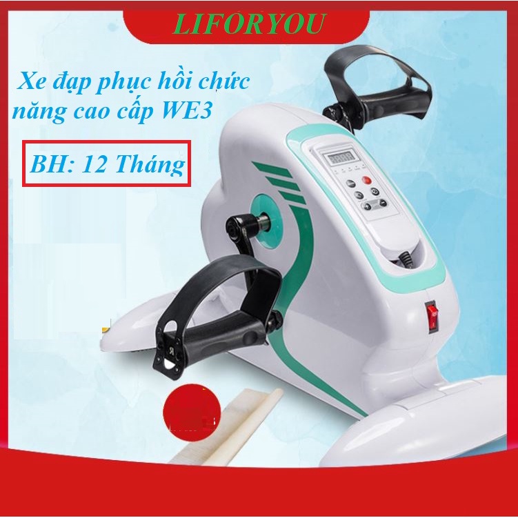 Xe đạp điện phục hồi chức năng WE3 + Nẹp chân cho người liệt mới nhất