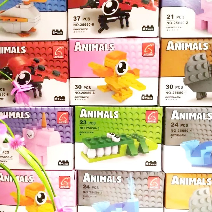 Đồ chơi lắp ráp KEYIXING Ausini Animal chủ đề động vật 25650