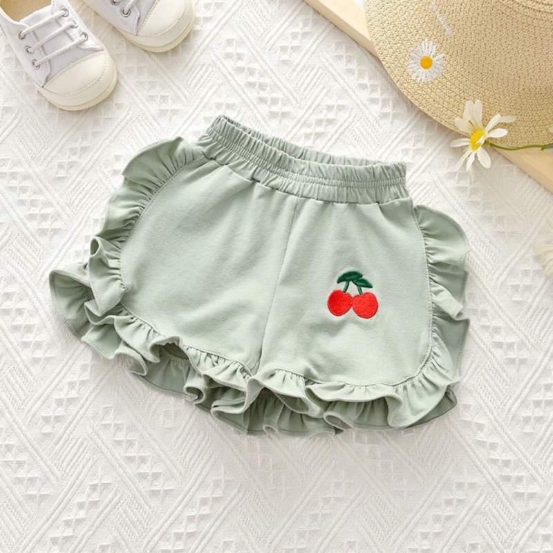 ❤️[Kèm Quà Tặng]❤️ |Set Combo 4 |❤Quần đùi cho bé gái Chất cotton chery xinh