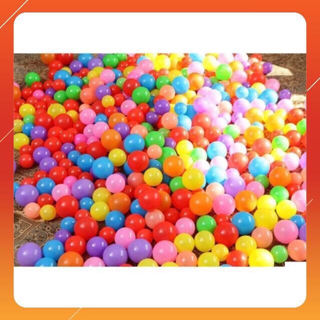 Bóng nhựa mền túi 100 bóng cho bé