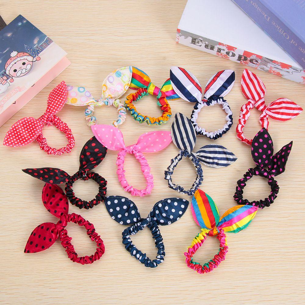 Set 10 / 20 / 30 Dây Cột Tóc Đuôi Ngựa Dễ Thương Cho Nữ