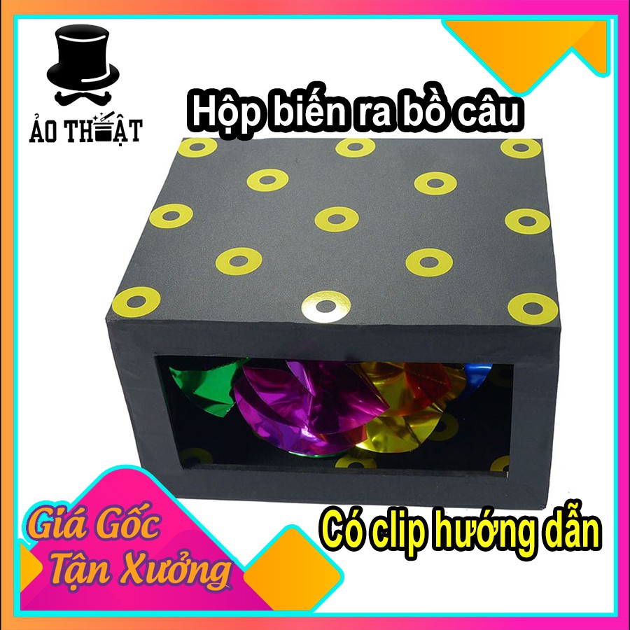 Hộp biến ra bồ câu - Ảo thuật đơn giản từ hộp và bồ câu