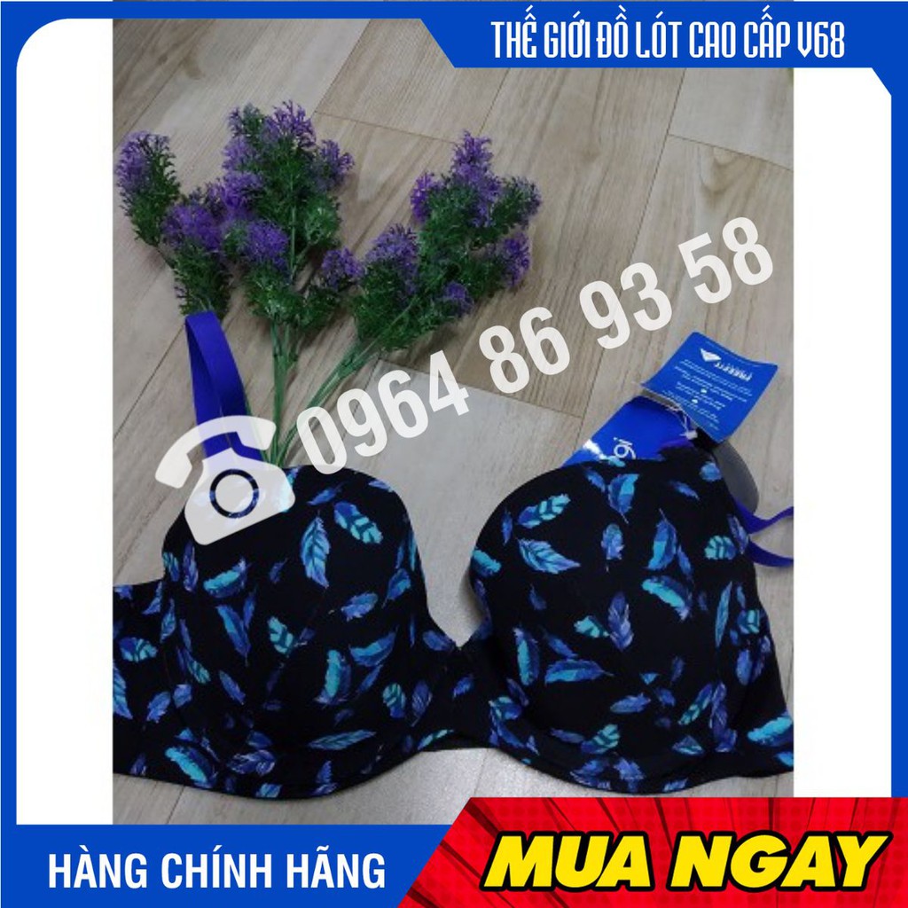 Áo lót nữ Triumph Sloggi Feather WHU đệm vừa có gọng nâng ngực màu xanh than