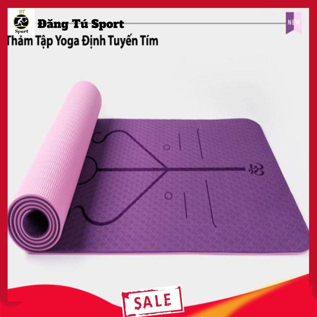 Thảm yoga định tuyến TPE 6mm