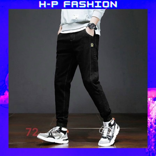 Quần jean nam chất bò bo chân thời trang Hpfashion, Quần bò nam bo chân co giãn mềm mịn, form cực chuẩn - QJNTCS72