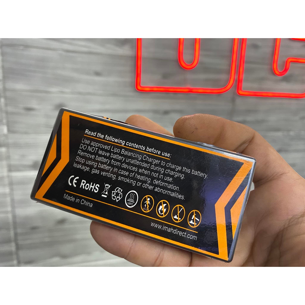 Pin Lipo ShortCase Zoppower  2s 7.4V 4600mAh 45C