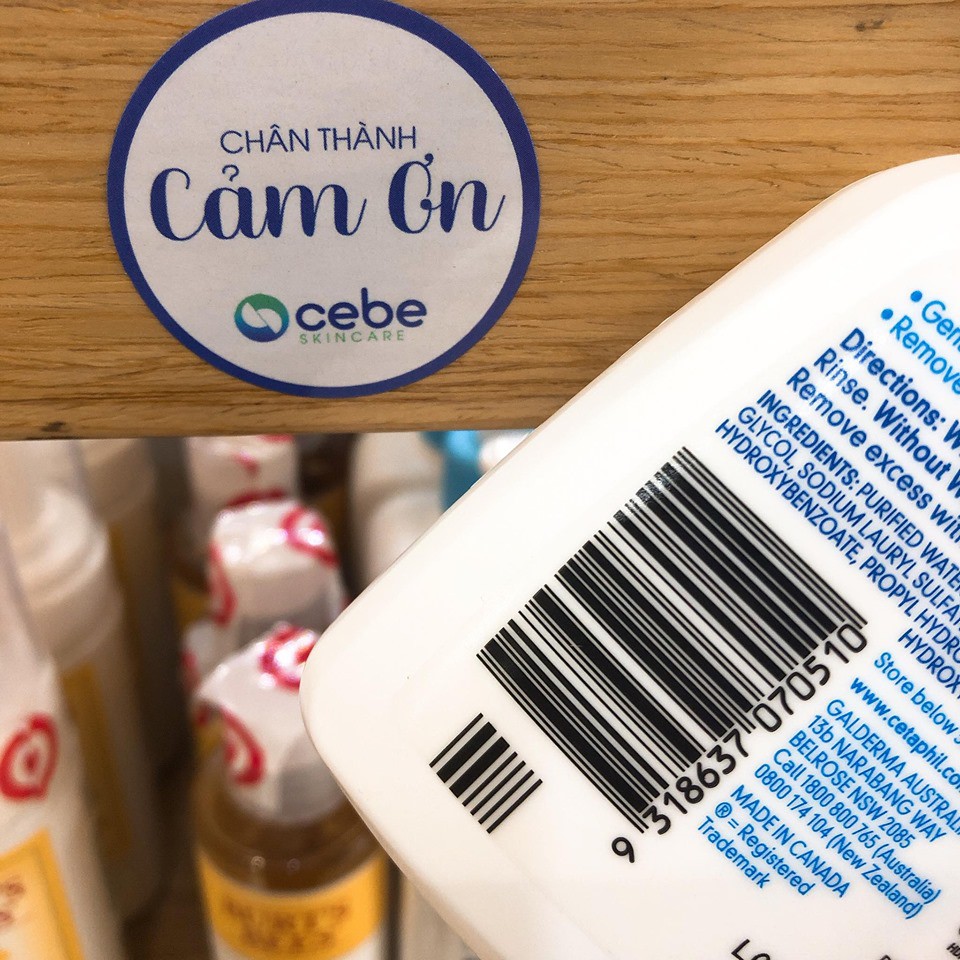 [Hàng Cty] Sữa rửa mặt Cetaphil Gentle Skin Cleanser Face & Body | BigBuy360 - bigbuy360.vn