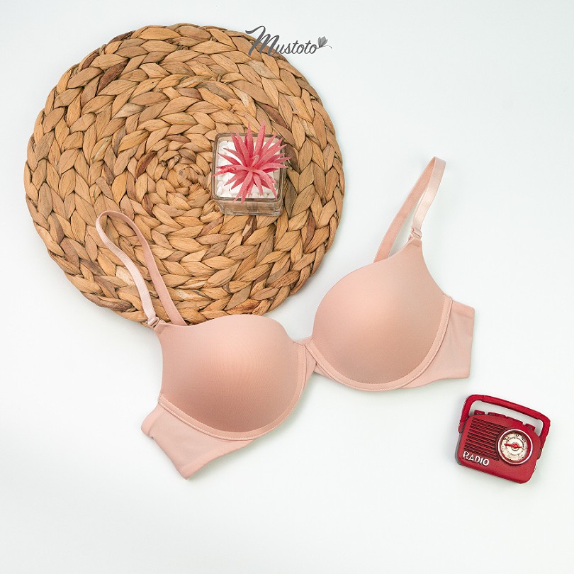 Áo Lót Nữ Trơn Nâng Ngực Có Gọng Mút Vừa 2cm Bra Hop (Mustoto MA26) | BigBuy360 - bigbuy360.vn