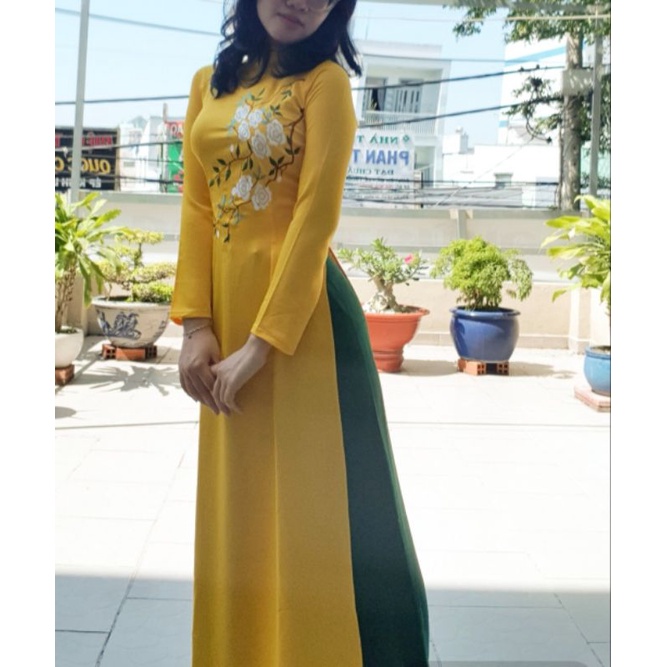 Áo dài lụa Tây thi