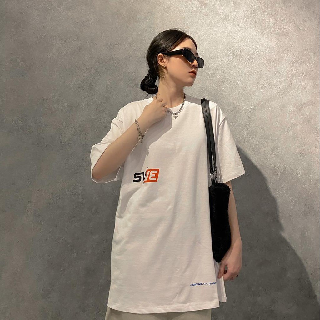 Áo Thun SWE NHIỀU LOGO FULLTAG | Áo Thun COTTON 100% | CHUẨN CAO CẤP 1:1 LOCAL BRAND