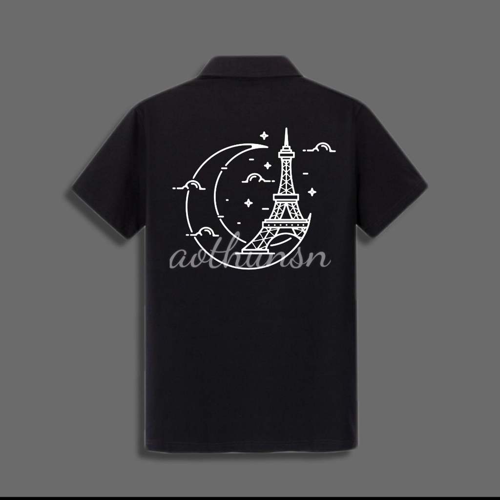 Áo thun cổ trụ cổ bâu polo THÁP