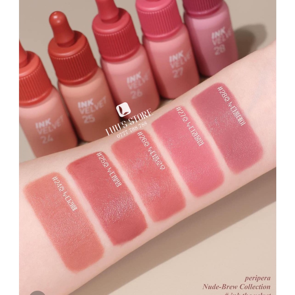 Son Ink Velvet 01 -34mẫu mới 2022