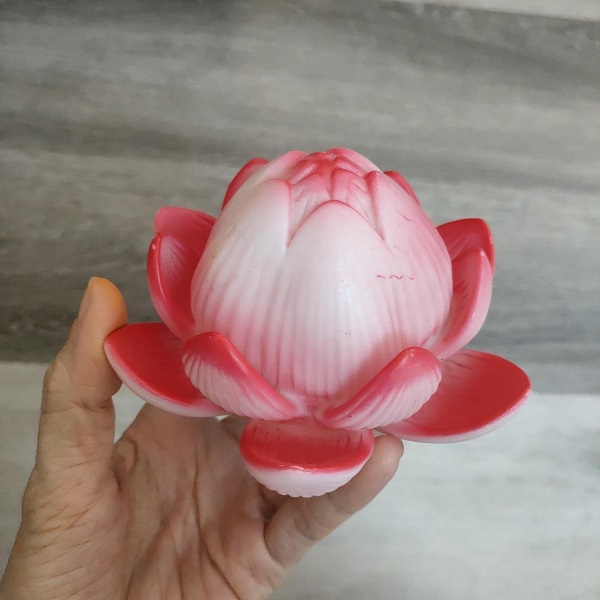 Đèn Hoa sen Hồng LED 12cm