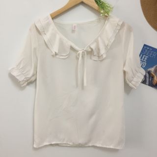 Km Áo sơ mi bánh bèo dễ thương đẹp