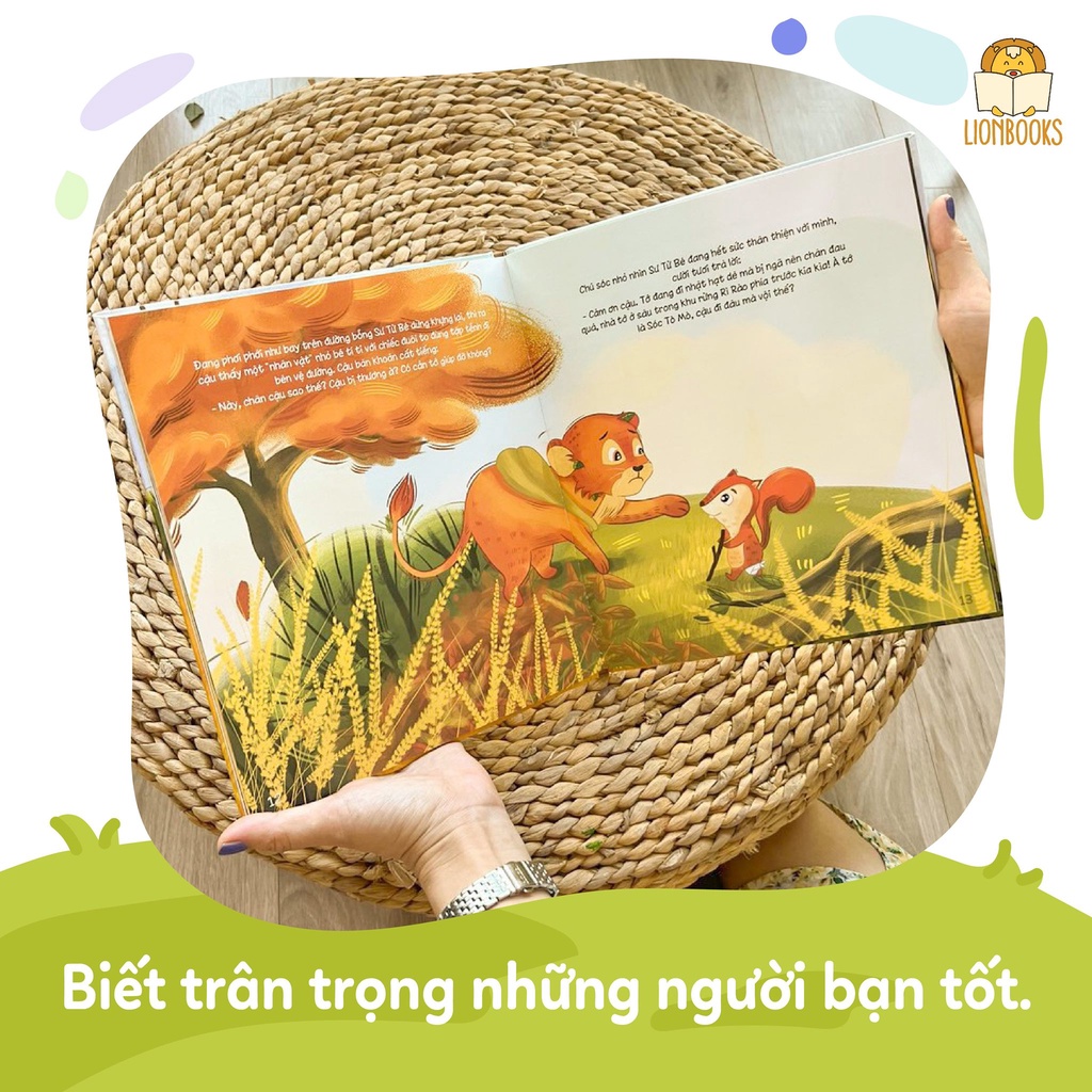 Sách thiếu nhi - Trên cánh đồng bao la, tình bạn chính là - Dành cho bé 1 đến 6 tuổi