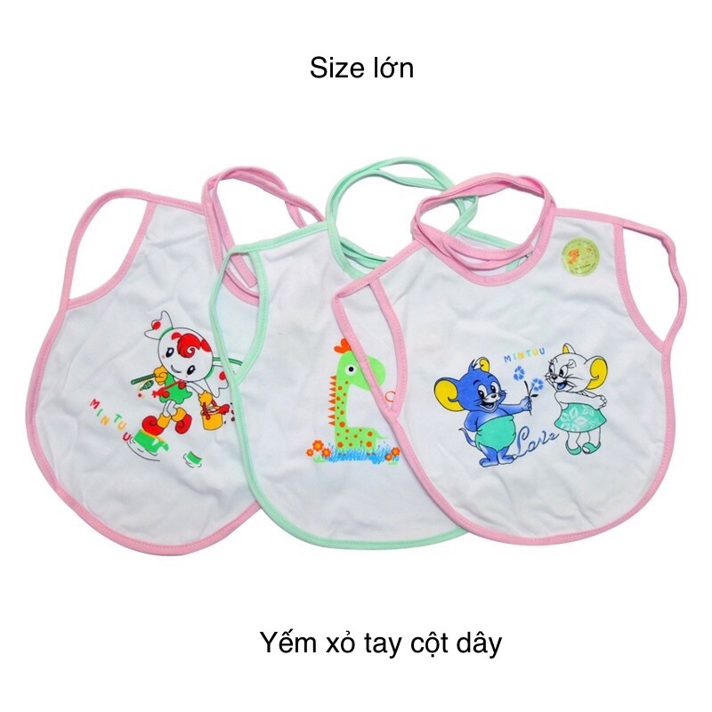 YẾM SỢI TRE 6 LỚP CHO BÉ MẶC ĐƯỢC 2 MẶT