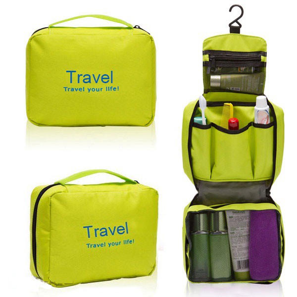 Bộ túi đựng đồ cá nhân du lịch và túi đựng đồ lót du lịch (xanh lá)