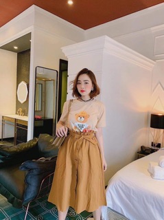 Sét áo phông+chân váy xòe dáng dài